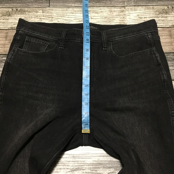 Banana Republic High Rise Crop Boot Jeans Women’s 30P (Inseam 24.5) Black Gray - Picture 4 of 11